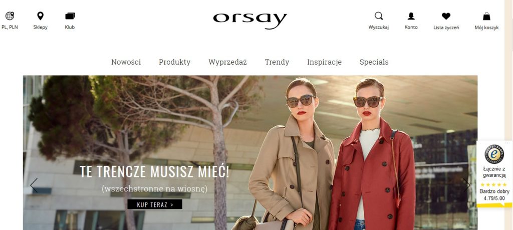 Orsay sklep internetowy