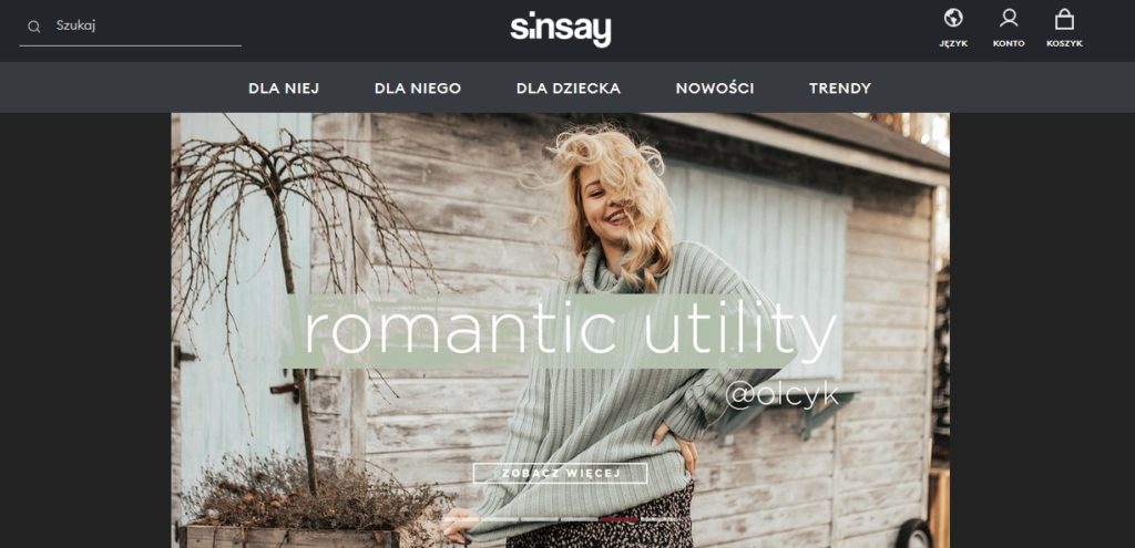 Sinsay sklep internetowy